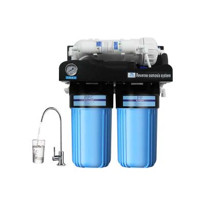 Commercial high flow water purifier, milk tea shop, catering kitchen, tap water reverse osmosis filter, 600G/800G pure water machine